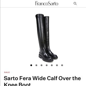 Sarto FERA Wide calf over the knee boots